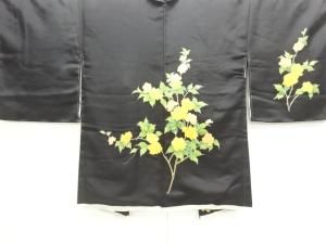 未使用品　枝花模様絵羽織